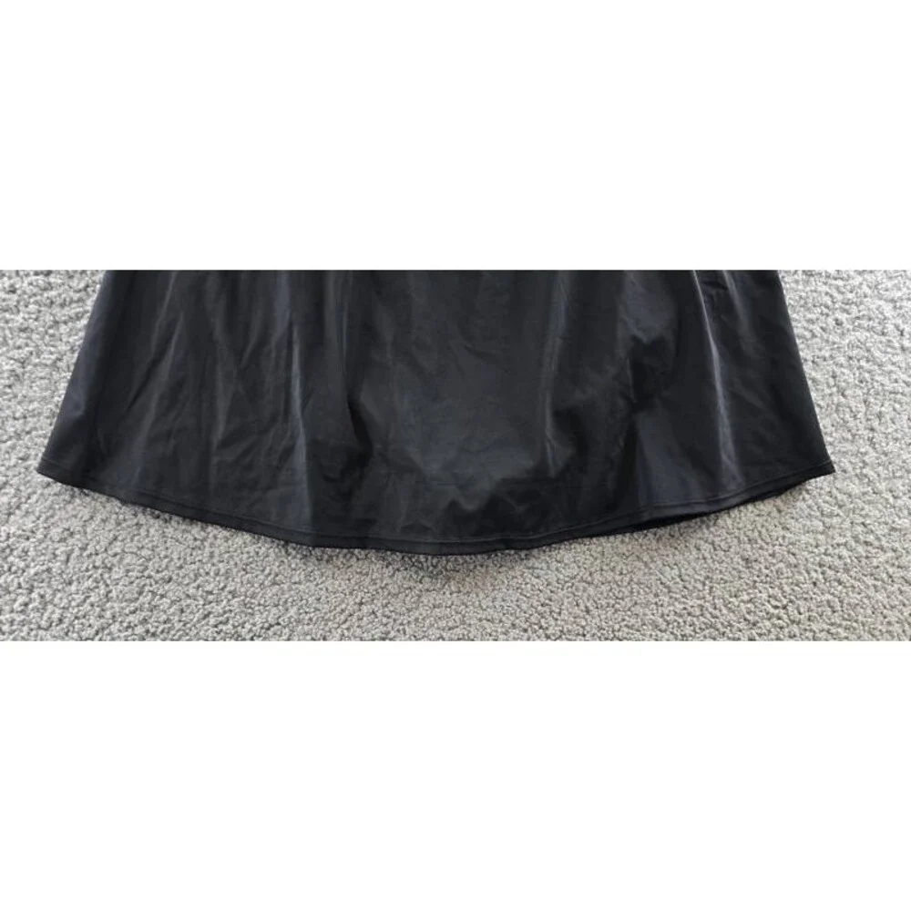 Swim Solutions Mix and Match Swim Skirt Women's 16 Black Elastic Waist Pull On